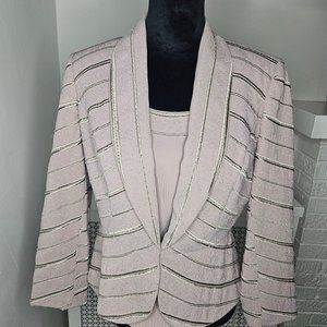 John Meyer Collection 3 Pcs Women Suit CoatTop And Skirt Bright Lilac Size 6